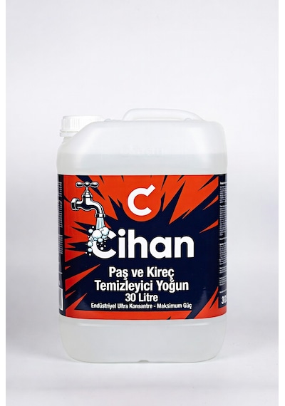 Cihan Pas Ve Kireç Temizleyici Yoğun 30 Litre Tekli