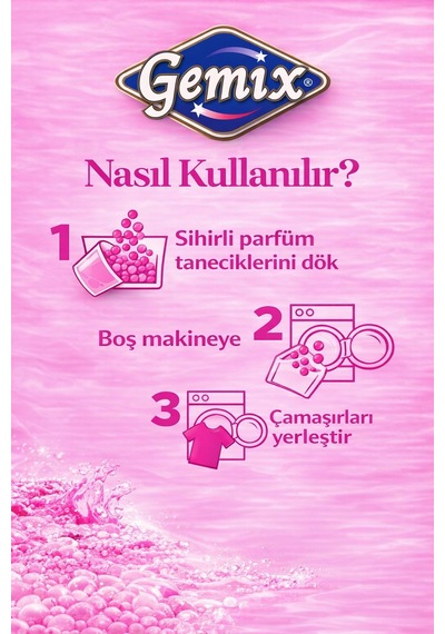 Gemix Sihirli Çamaşır Parfümü Bloom 210 Gr Tekli