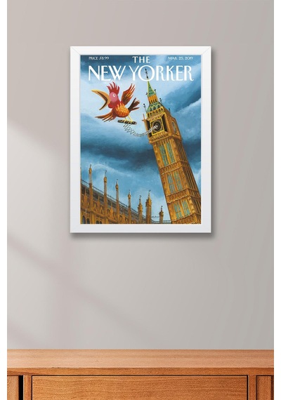 The New Yorker Çerçeveli Tablo March 25 2019