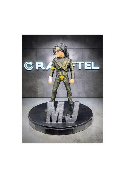 Michael Jackson Mj Koleksiyonluk Hobi Figürü - Özel Kaideli Biblo 12 Cm El Boyaması