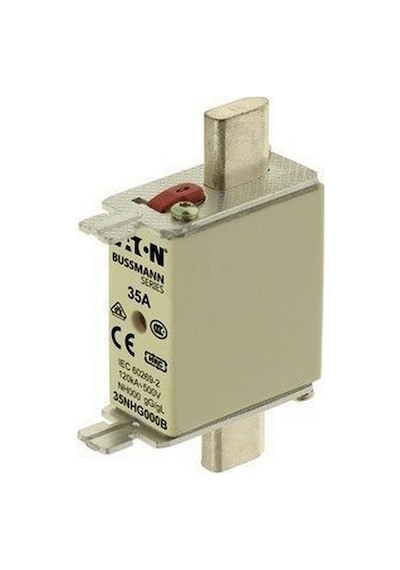 Eaton 35nhg000b Nh Sigorta 00 000 -boy, Gg/gl, 500v, 120ka - 35 A