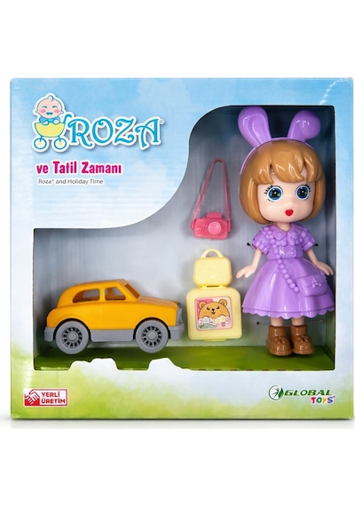 Toyx Roza Oyuncak Bebek Seti – Tatil Temalı Aksesuarlı Oyuncak Seti 3+ Yaş