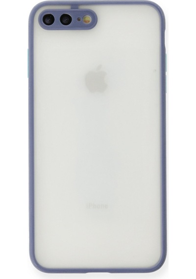 Apple iPhone  Uyumlu,  7 Plus Kılıf Montreal Silikon Kapak - Gri