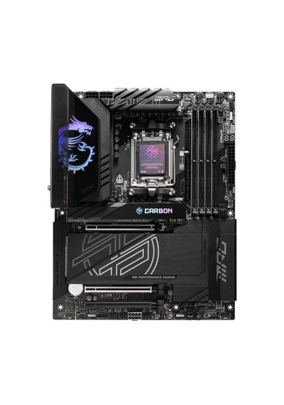 Msı Mpg X870e Carbon Wıfı Am5 Ddr5 8400mhz Oc Usb4 4x M.2 Hdmı 5g Lan 2.5g Lan Wıfı 7 Rgb
