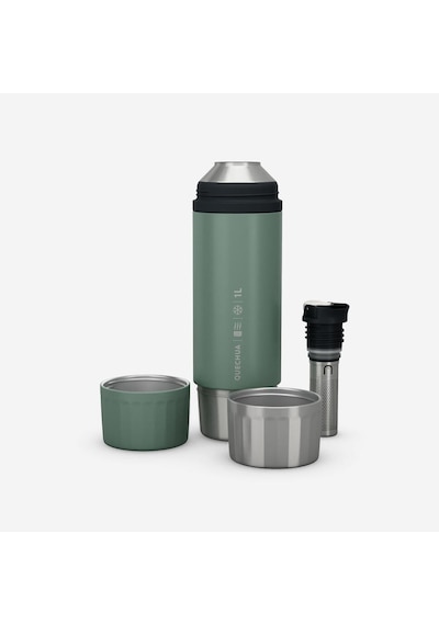 Quechua Çay Filtreli Paslanmaz Çelik Termos - 1 L - 900 Çok Renkli