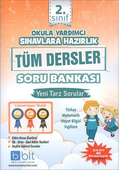 2.Sınıf Tüm Dersler Soru Bankası -  Bulut Eğitim ve Kültür Yayınları