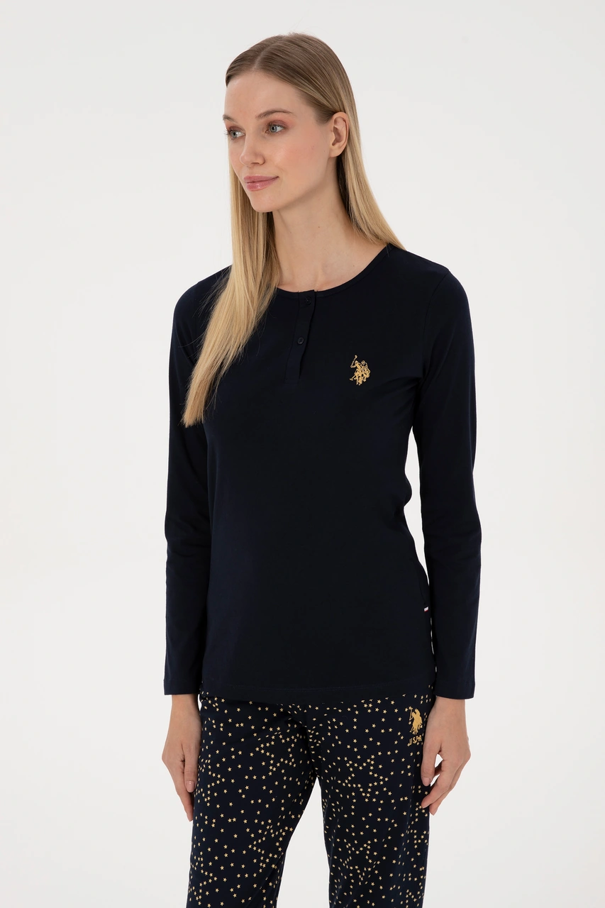 U.s. Polo Assn. Kadın Lacivert Pijama Takım 50318931-vr033 Lacivert
