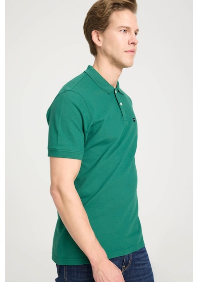 Wrangler Regular Fit Polo Yaka Yeşil Erkek T-shirt W7d5k4xx2t300 Yeşil
