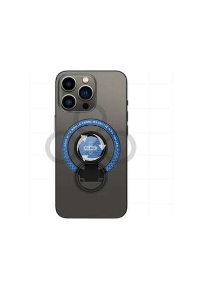 Telefon İçin Standlı Magnetik Yüzük Tutucu Aparat Go Des Gd-g096 Magsafe Şarj Destekli Siyah