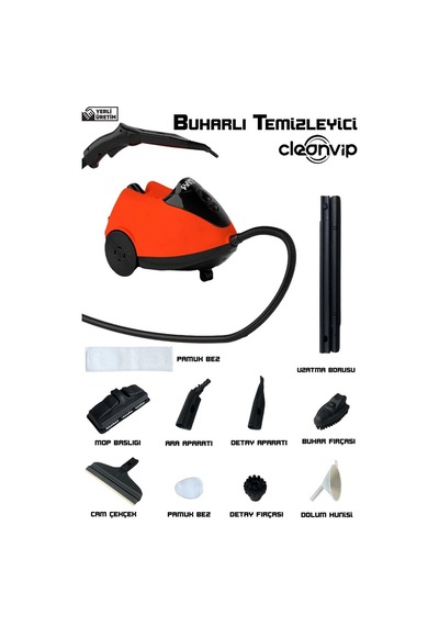 Detaylı Buhar Temizliği Buharlı Makinesi Cv332 Go-53-vice