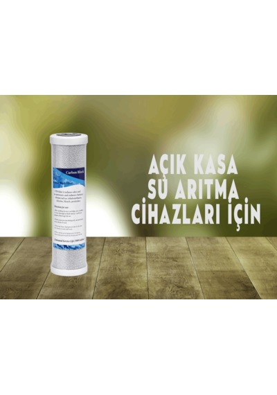 Açık Kasa Su Arıtma Cihazı Cto Blok Karbon Filtre Filtre