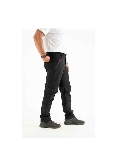 Longberg Kışlık Içi Polarlı Su Ve Rüzgar Geçirmez Softshell Pantolon Prs-1769 Siyah