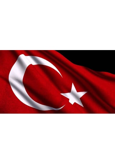 Türk Bayrağı Alpaka Kumaş 120 X 180CM