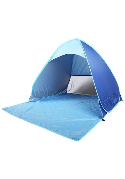 Kurulum Plaj Çadırı 160 X 140 X 115 Cm Açık Bej