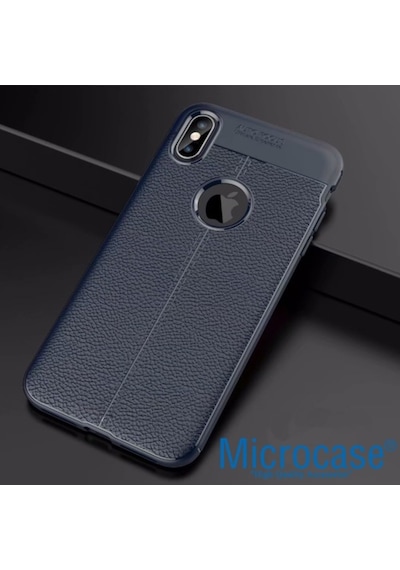 Microcase Apple Uyumlu iPhone Xs Max Leather Tpu Silikon Kilif + Ekran Koruma 295881054 - Seçenek / Renk-Ekran Koruma-Siyah-Tempered Glass Istiyorum