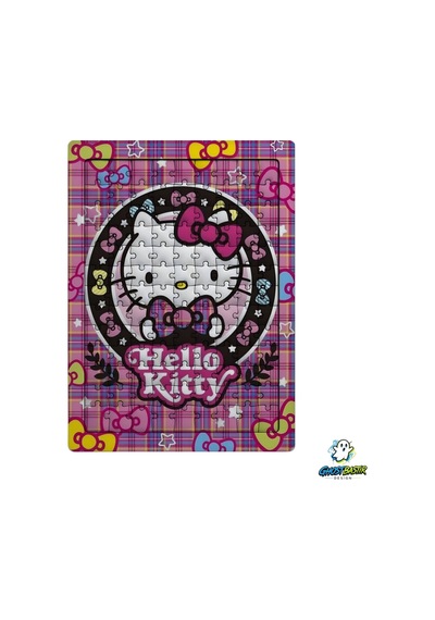 Ghostbastır Design Hello Kitty 99 Parça Ayaklı Puzzle Dekoratif Çocuk Yapbozu 0160