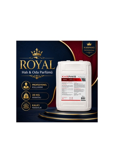 Royal Halı Ve Oda Parfümü 20 Lt Profesyonel Büyük Boy Asil Ve Ferah Koku