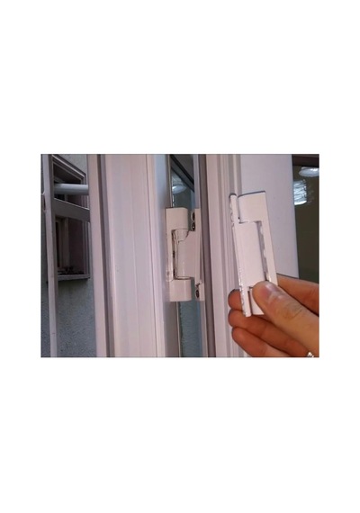 Beyaz Pvc Metal Pimapen Kapı Menteşesi 75 Mm Genel