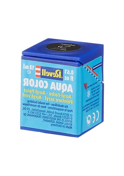 Su Bazlı Siyah Parlak Akrilik Maket Boyası, 18 Ml 0,15 L
