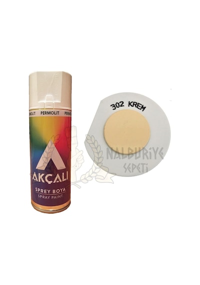 Akçalı Akrilik Sprey Boya Krem 400 Ml - 302