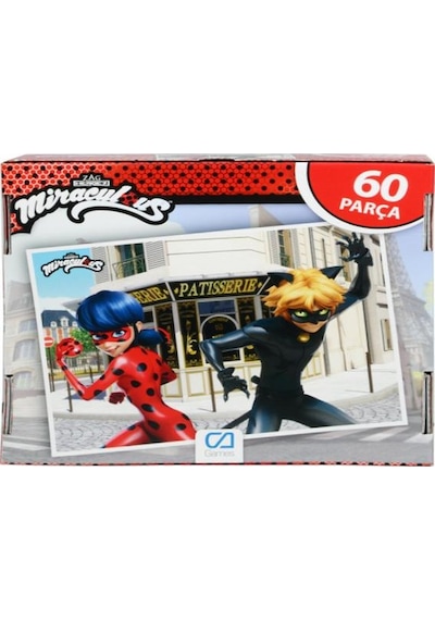 Miraculous 60 Parça Çocuk Yapboz (Ca Games)