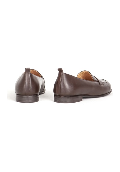 Dericlub Kadın Gerçek Deri Loafer Br 04037 Kahverengi