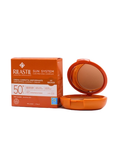 Rilastil Sun System Uniform Compact Cream SPF50+ Shade 03 Bronze