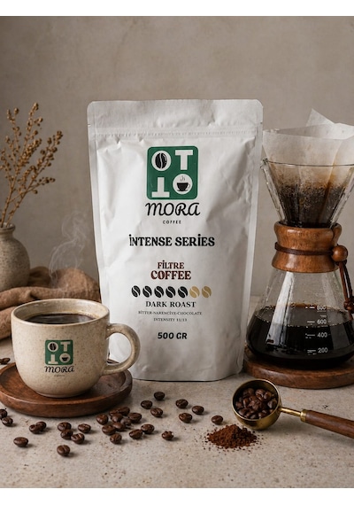 Ottomora İntense Series Filtre Kahve 500 Gr 500 Gr - Taze Öğütülmüş Filtre Kağıdı