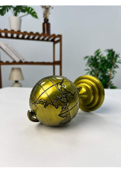 Favora Metal Dekoratif Dünya Obje - Gold