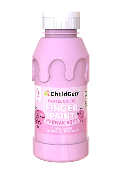 ChildGen Süper Yıkanabilir Parmak Boya 350 Ml Şişe 3