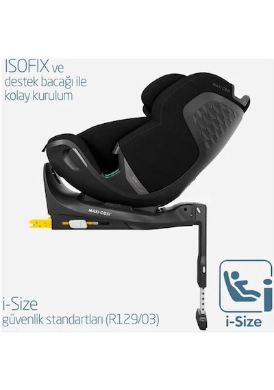 Maxi-Cosi Emerald 360 Pro I-Size Dünyanın İlk Kızaklı, Araç Dışına Çıkabilen, ADAC'lı 0-36 kg Bebek Oto Koltuğu