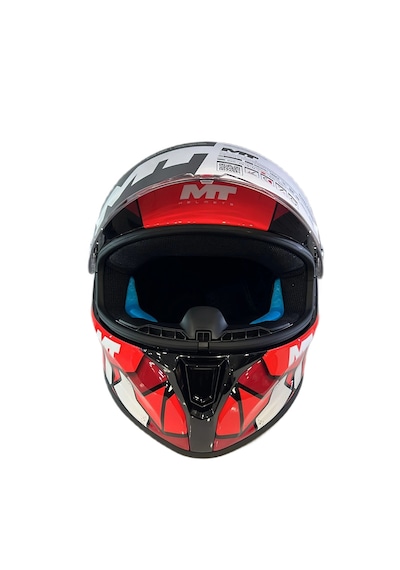 Mt Helmets Targo S Pıqueras B5 Kapalı Kask Parlak Kırmızı