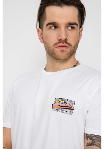 Quiksilver Retrofade Erkek Tişört EQYZT07231-WBB0 Beyaz