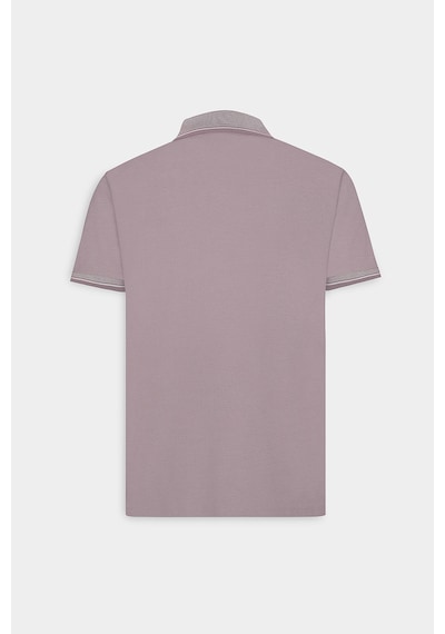 AC&Co / Altınyıldız Classics 4A4820200047BRDM Düğmeli Polo Yaka Cepsiz Slim Fit Erkek Tişört Bordo