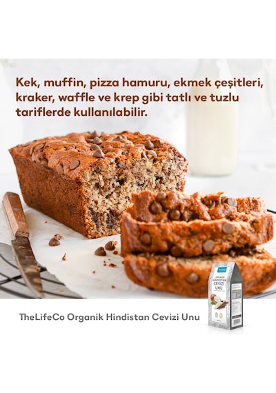 TheLifeCo Organik Hindistan Cevizi Unu 2 x 350 G