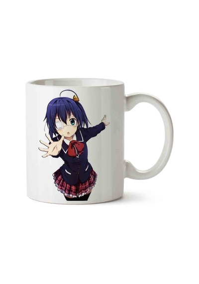 Anime Porselen Kupa Bardak Beyaz