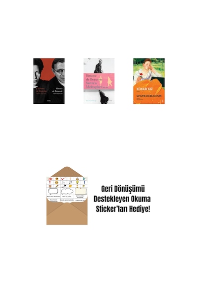 Başkalarının Kanı + Müphemlik Ahlakı Üzerine - Pirus Ve Sineas + Nelson Algren'e Aşk Mektupları + Okuma Sticker'ları