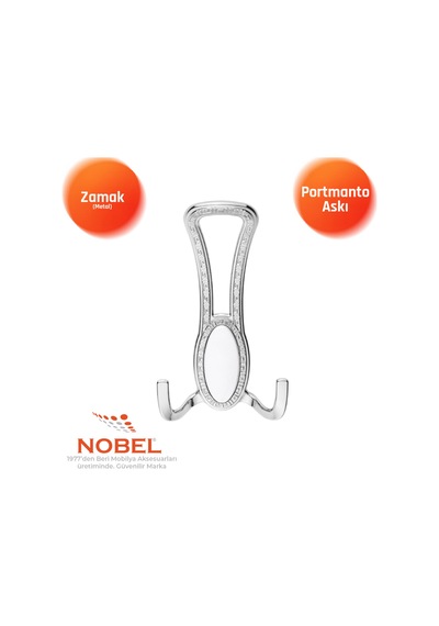 Seçi L Portmanto Askısı, Metal Vestiyer Askısı, 90 Gr, Dolap Ve Duvar Askılığı, Krom Vidalı