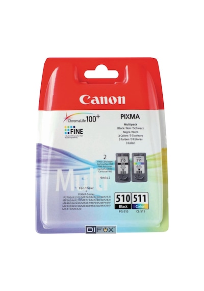Canon PG-510 - CL-511 Kartuş Siyah - Renkli