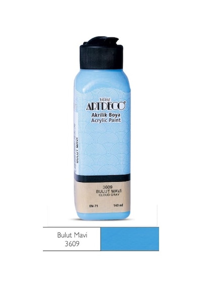 Artdeco Akrilik Boya 140 Ml Bulut Mavi Y-070R-3609