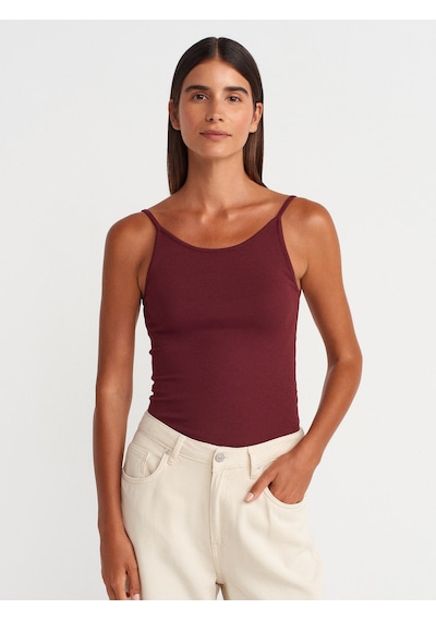Dilvin 21131 Askılı Top-bordo Bordo