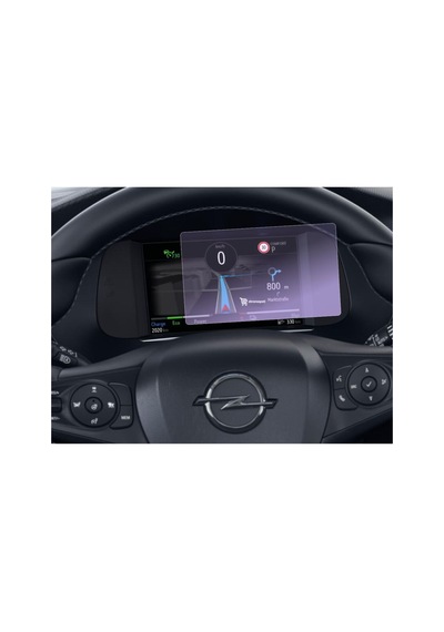 Opel Corsa Ultimate Uyumlu 7 İnç Dijital Gösterge Araç Ekran Koruyucu 9h Nano Kırılmaz Şeffaf