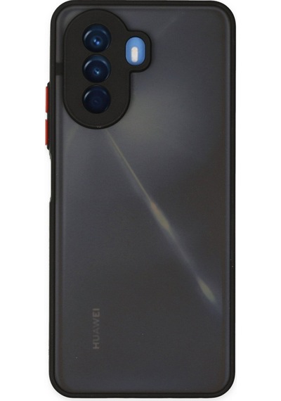 Huawei Nova Y70 Uyumlu Kılıf Montreal Silikon Kapak - Siyah