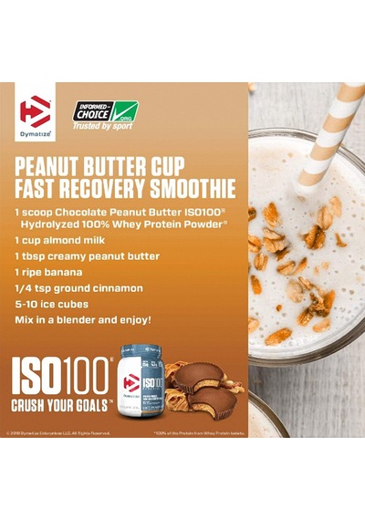 Dymatize Iso 100 Hydrolyzed Whey Protein Isolate 932 Gr - Çikolata