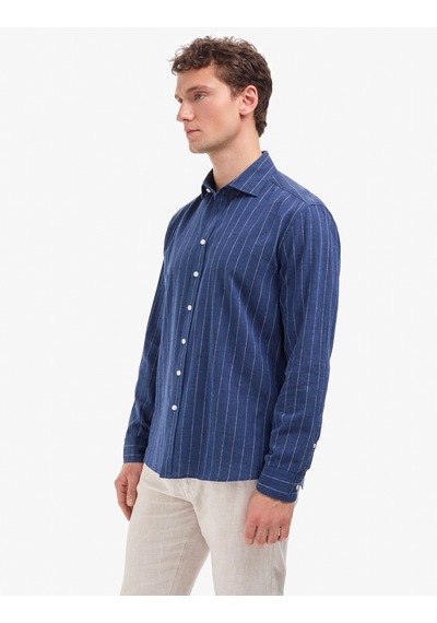 Pierre Cardin Erkek Lacivert Gömlek Desenli 50320900-vr033