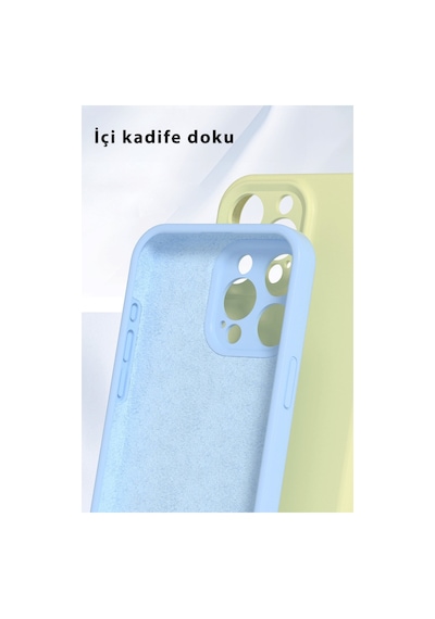 Apple iPhone Uyumlu  Uyumlu 16 Pro Kılıf Nano İçi Kadife Silikon - Siyah