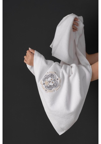 Varol %100 Microcotton Üst Kalite Havlu Seti Burç Nakışlı İkizler-standart İkizler Diğer