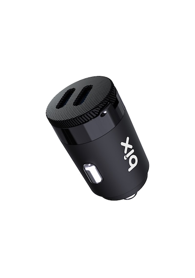 Bix Bxcc65c 65w Çift Portlu Usb-c Mini Araç İçi Şarj Cihazı Siyah