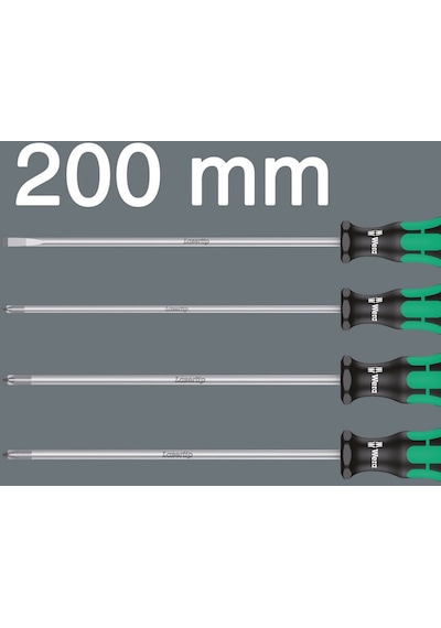 Wera 335/350/355/4 Kraftform Plus Tornavida Seti 200mm 05347736002