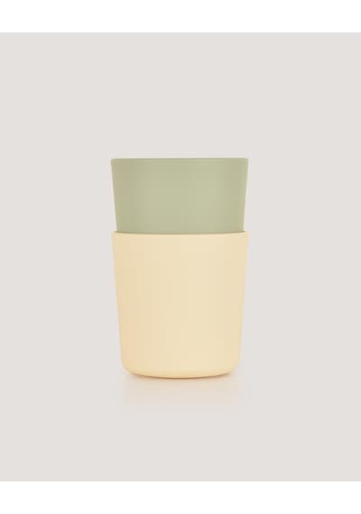 Mini Bebek Bardakları 2'li Sage Green - Vanillia